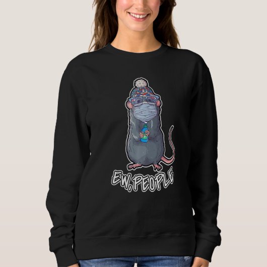 Sweatshirt Édition Hiver Ew Personnes Disant Que Le Rat De Co (Devant)