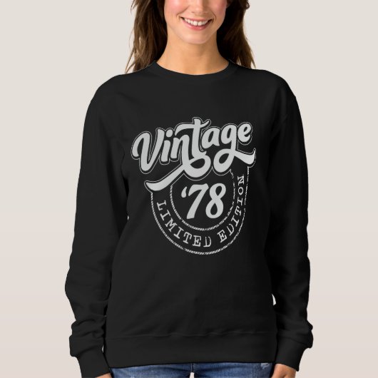 Sweatshirt Édition Limitée - Millésime 1978 (Devant)