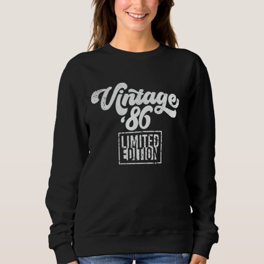 Sweatshirt Édition Limitée - Millésime 1986 (Devant)