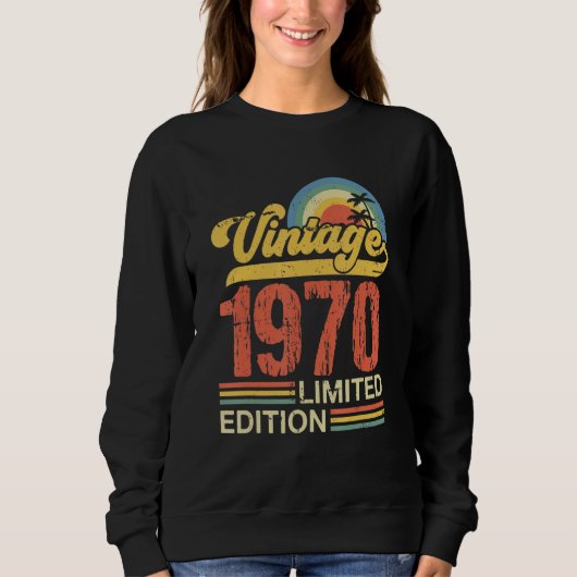 Sweatshirt Édition limitée rétro vintage 1970 (Devant)