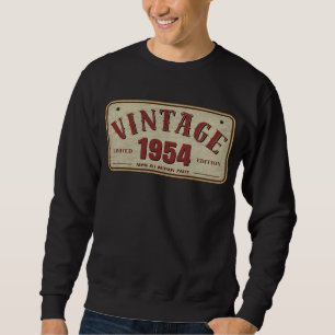 Sweatshirt Édition limitée vintage 1954, toutes les pièces d'