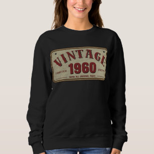 Sweatshirt Édition limitée vintage 1960, toutes pièces d'orig