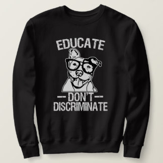 Sweatshirt Educate ne distinguent pas le chandail drôle de