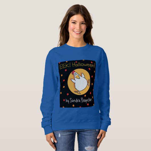 Sweatshirt EEK ! HALLOWEEN! par Sandra Boynton (Devant entier)