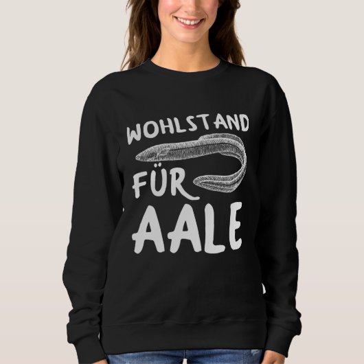 Sweatshirt Eel Word Game Fun (Devant)