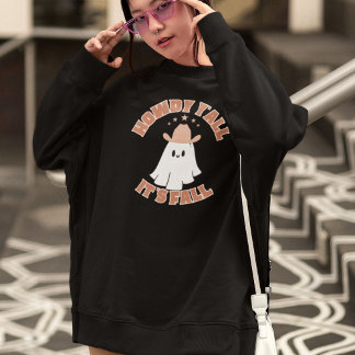 Sweatshirt Éffrayant Fantôme Retro Halloween Automne