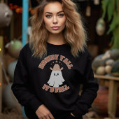 Sweatshirt Éffrayant Fantôme Retro Halloween Automne