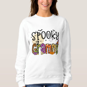 sweatshirt éffrayant Grammy Halloween