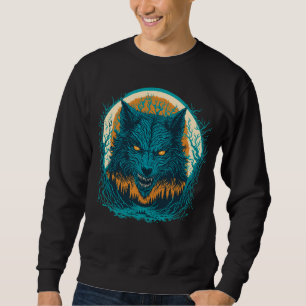 Sweatshirt Effrayant loup-garou