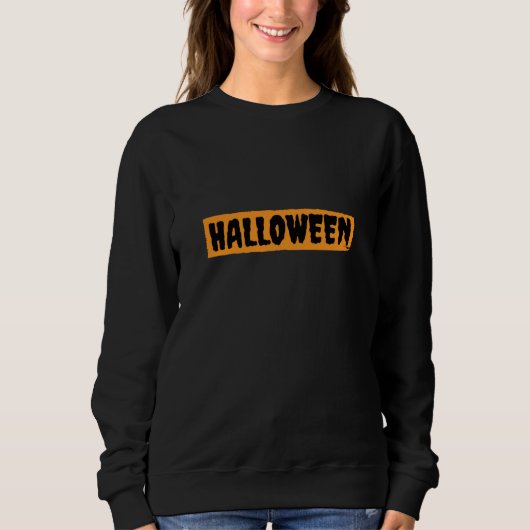 Sweatshirt Éffrayant toute l'année la nuit d'Halloween (Devant)