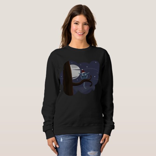 sweatshirt effrayante de noël owomens (Devant entier)