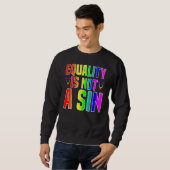 Sweatshirt Égalité Lgbt (Devant entier)