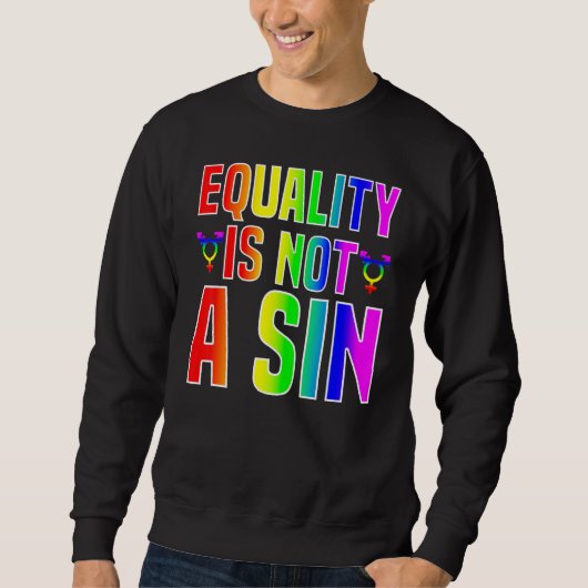 Sweatshirt Égalité Lgbt (Devant)
