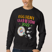 Sweatshirt Egg hunt champion 2022 (Devant)