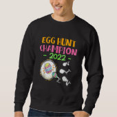 Sweatshirt Egg hunt champion 2022 (Devant)