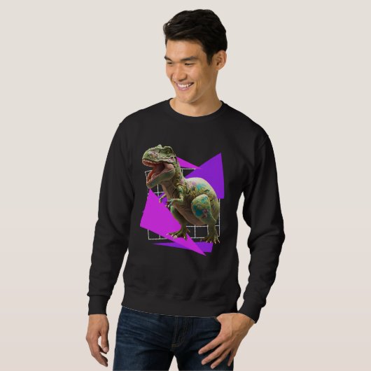 Sweatshirt Eggspert Easter Eggs Hunt Dinosaur Easter Bunnies  (Devant entier)