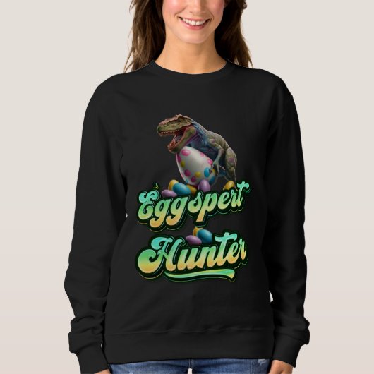 Sweatshirt Eggspert Easter Eggs Hunter Easter Dinosaur Egg 4 (Devant)