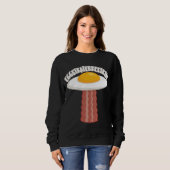 Sweatshirt Eggstraterrestrial Avec Texte (Devant entier)