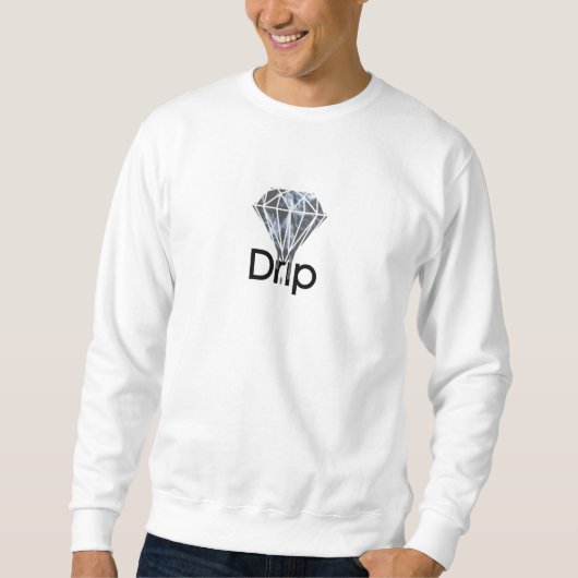 Sweatshirt Égouttement de diamant (Devant)