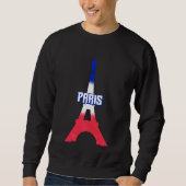Sweatshirt Eiffel Tower – Elegant Paris Landmark Design (Devant)