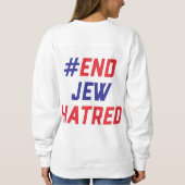 Sweatshirt #EJH équipage féminin en blanc (Dos)