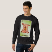 Sweatshirt El Cacheton Mexican Slang Lottery Bingo Cards 3 (Devant entier)