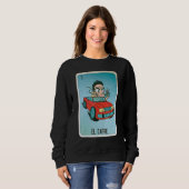 Sweatshirt EL Cafre Mexican Slang Lottery Bingo Cards (Devant entier)