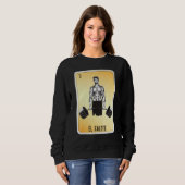 Sweatshirt El Calote Mexican Slang Lottery Bingo Cards (Devant entier)