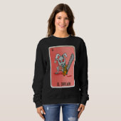 Sweatshirt El Chiflado Mexican Slang Lottery Bingo Cards (Devant entier)