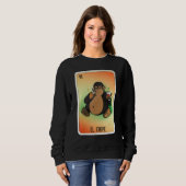 Sweatshirt El Chupe Mexican Slang Lottery Bingo Cards (Devant entier)