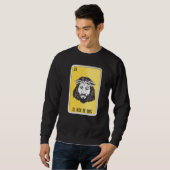 Sweatshirt El Hio De Dios Mexican Slang Lottery Bingo Cards (Devant entier)