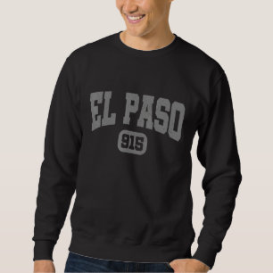 Sweatshirt El Paso Texas 915 indicatif régional Vintage Pride
