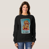 Sweatshirt El Tenebroso Mexican Slang Lottery Bingo Cards   (Devant entier)