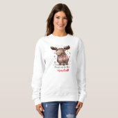 Sweatshirt Élan de Noël fantaisiste (Devant entier)
