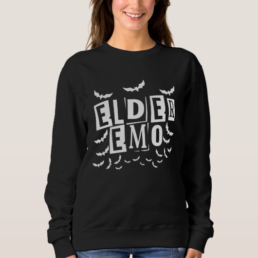 Sweatshirt Elder Emo Goth (Devant)