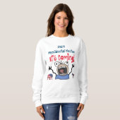 Sweatshirt Élection présidentielle 2024, c'est imminent ! (Devant entier)