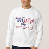 Sweatshirt Élection Trump 2024 (Devant)