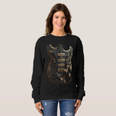Sweatshirt Electric guitar music instrument Graphic steampunk (Devant entier)