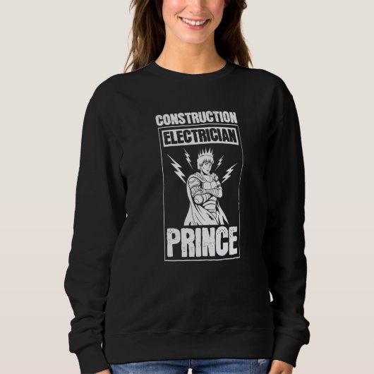 Sweatshirt Electrician Electrical Lineman Construction Elect (Devant)