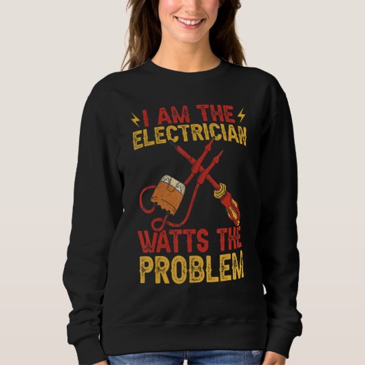 Sweatshirt Electrician Electricians (Devant)