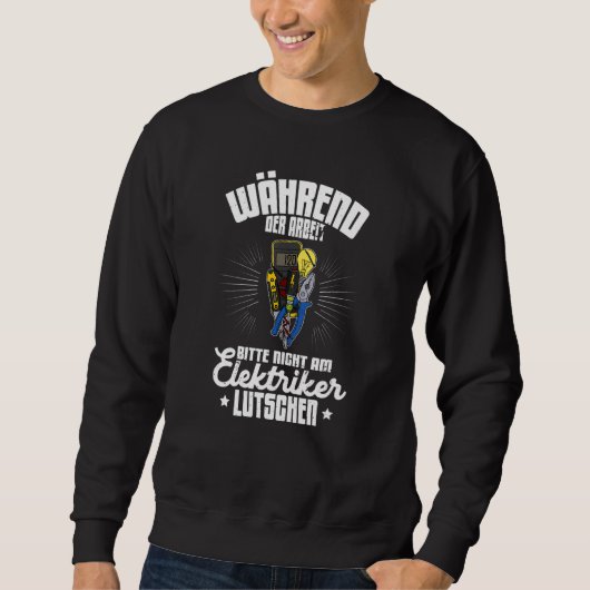 Sweatshirt Electrician Electricity electrician Lighting techn (Devant)