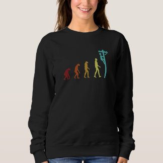 Sweatshirt Electrician Evolution Lineworker Wiremen Travaille