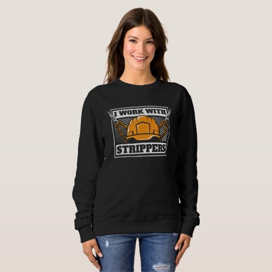 Sweatshirt Electrician Lineman Engineer Construction Electric (Devant entier)