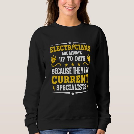 Sweatshirt Electrician Quote We Still Turn You On Lineman 1 (Devant)