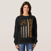 Sweatshirt Electrician   Sarcasm and Stupidity (Devant entier)