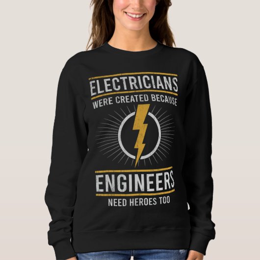 Sweatshirt Electricians (Devant)