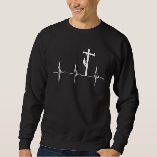 Sweatshirt Électriciens Hebeat Electriciens Ecg Puls Li