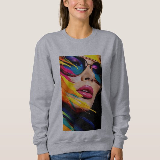 Sweatshirt Elegance Emboded" (Devant)