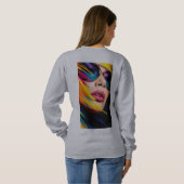 Sweatshirt Elegance Emboded" (Dos entier)