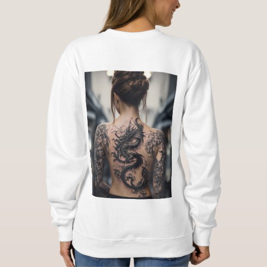 Sweatshirt Élégance intemporelle : Premium Women's Tee (Dos)